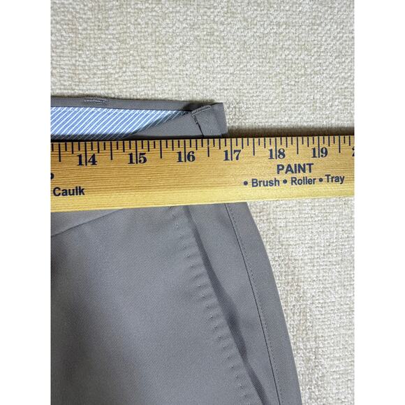 Peter Millar Men’s 34x32 Gray Flat Front Performance Dress Golf Pants Slacks - Picture 5 of 9